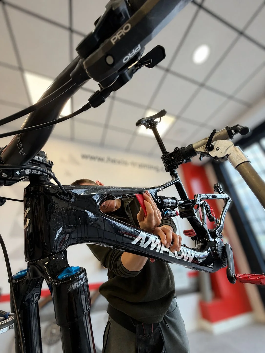 Materiales de calidad, Vinilo protector bicicleta